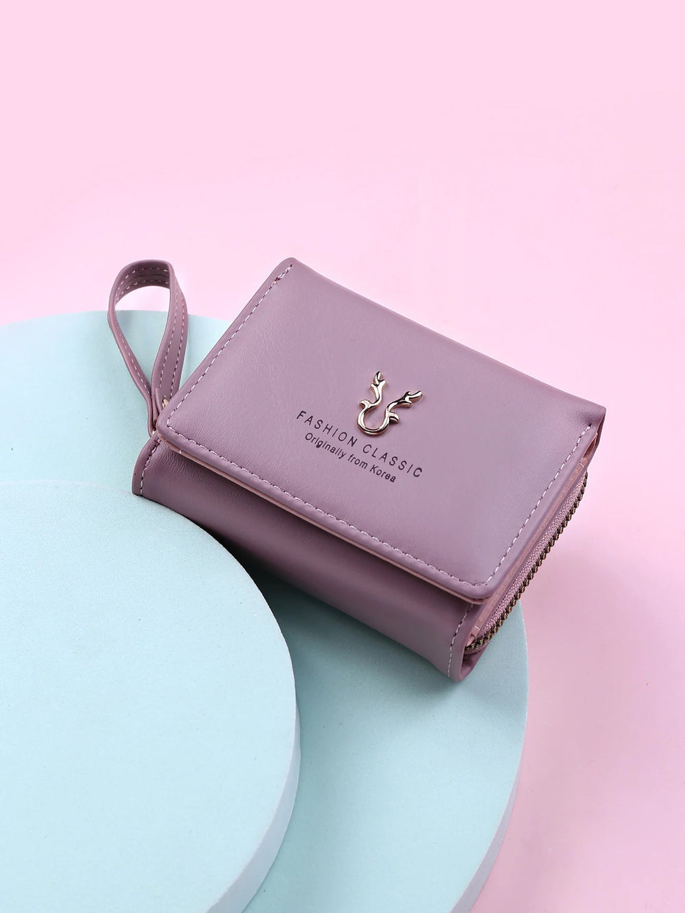 Luxury Brand Card Holder With Coin Purse PU Leather Hasp Mini Clutch Short Small Wallet Mssza