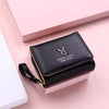 Luxury Brand Card Holder With Coin Purse PU Leather Hasp Mini Clutch Short Small Wallet Mssza