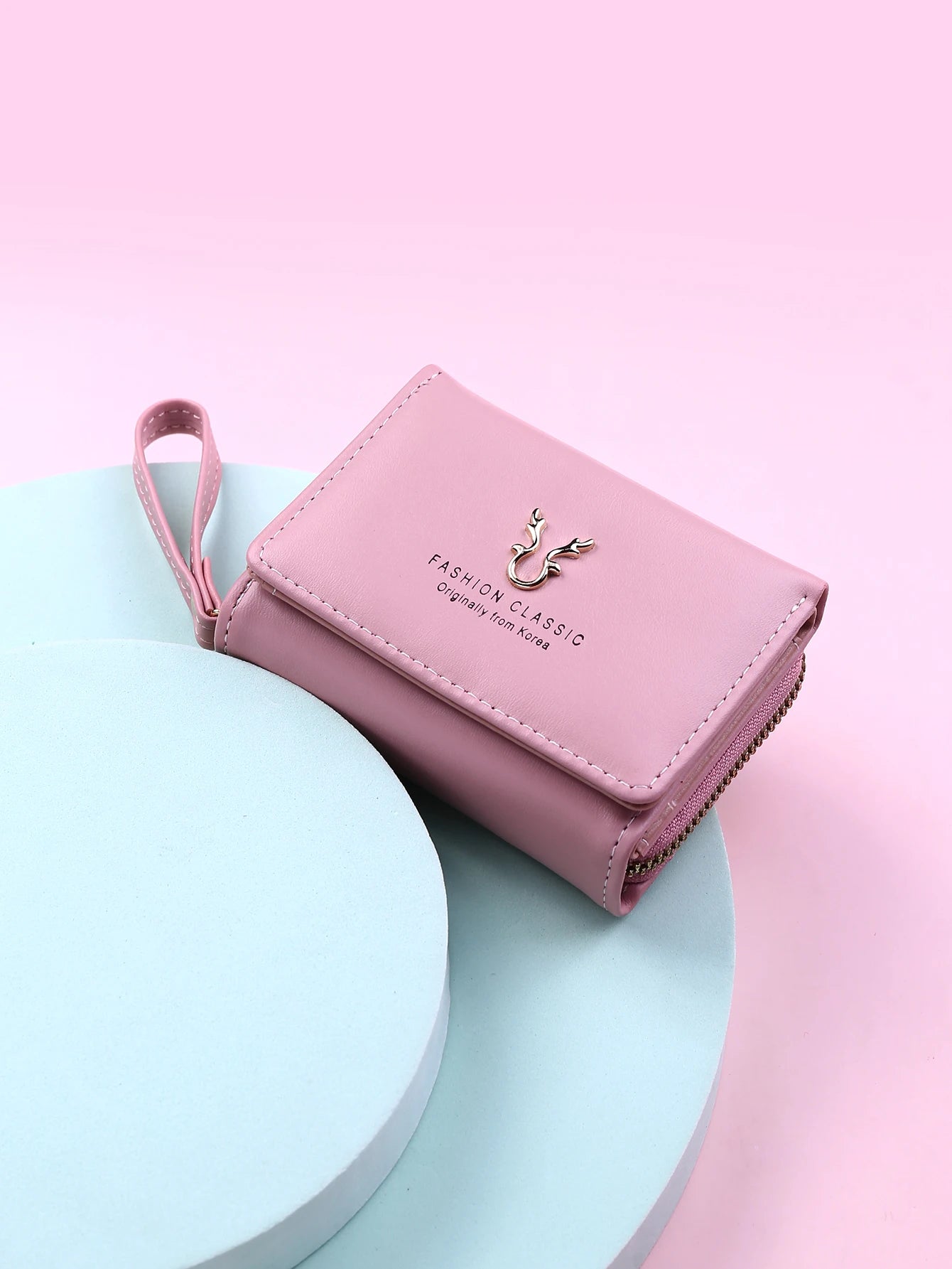 Luxury Brand Card Holder With Coin Purse PU Leather Hasp Mini Clutch Short Small Wallet Mssza