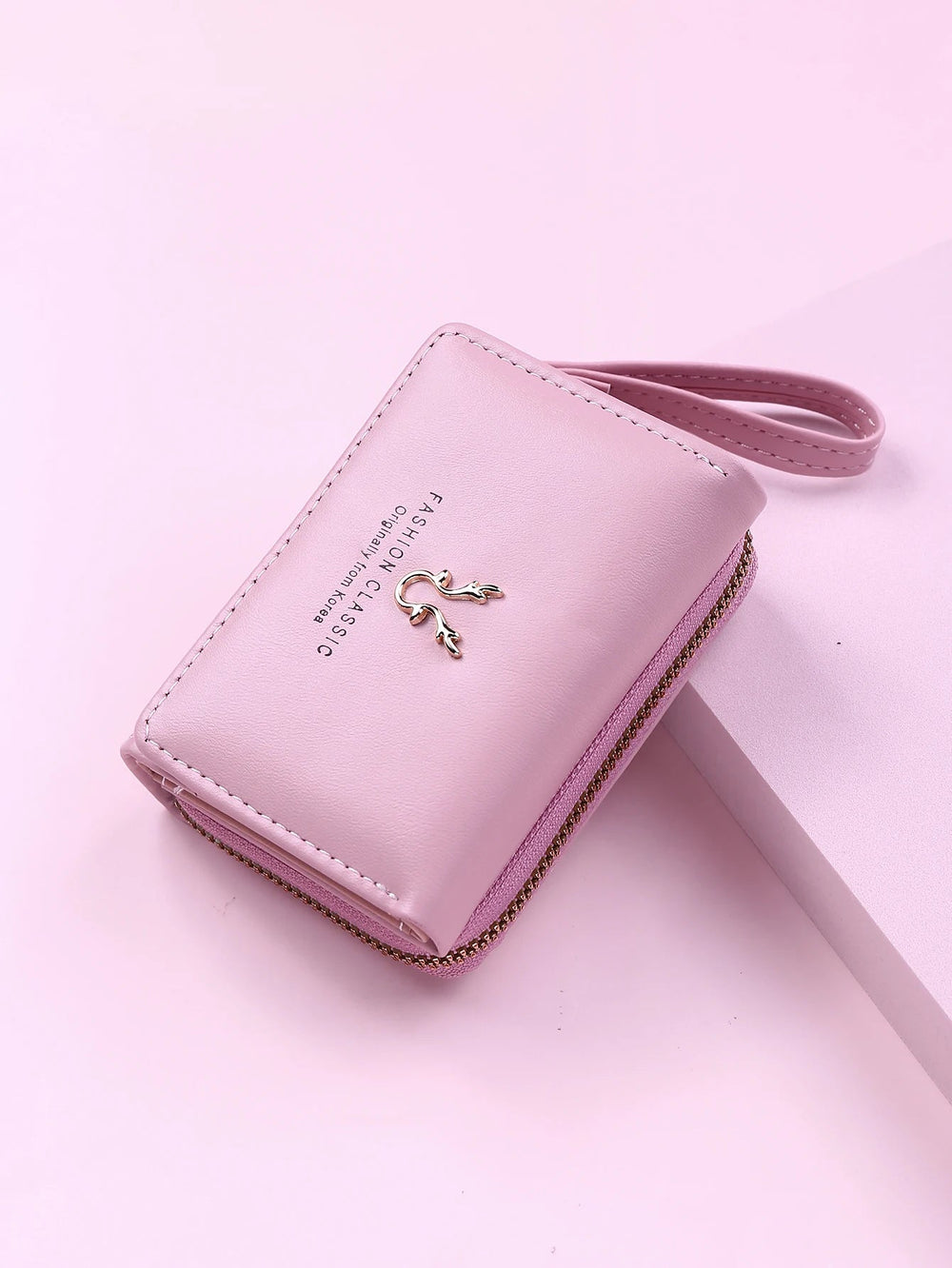 Luxury Brand Card Holder With Coin Purse PU Leather Hasp Mini Clutch Short Small Wallet Mssza