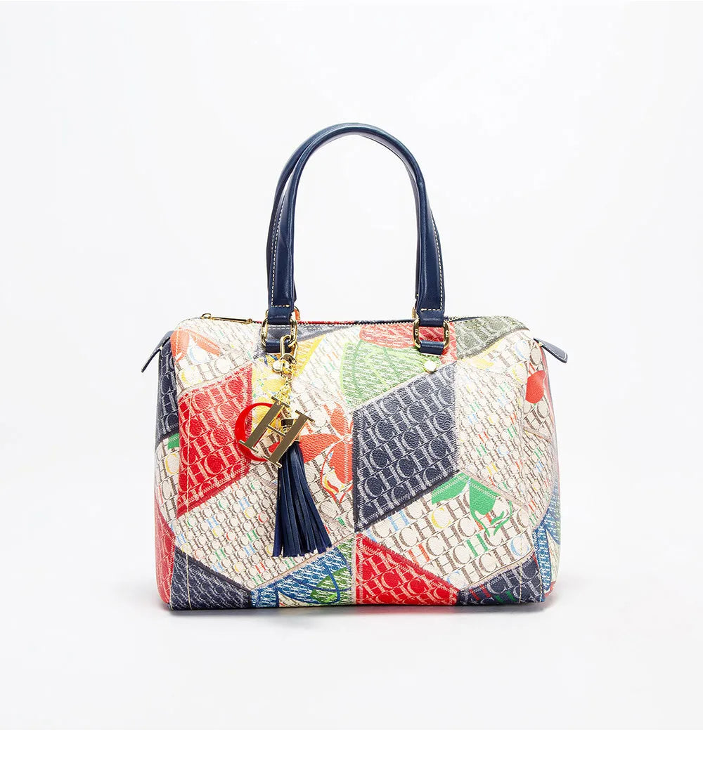 Luxury Brand Designer Large Capacity Exquisite Floral Pattern Travel Banquet High Grade Bucket Handbag Mssza