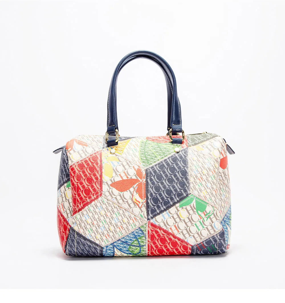 Luxury Brand Designer Large Capacity Exquisite Floral Pattern Travel Banquet High Grade Bucket Handbag Mssza