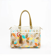 Luxury Brand Designer Large Capacity Exquisite Floral Pattern Travel Banquet High Grade Bucket Handbag Mssza