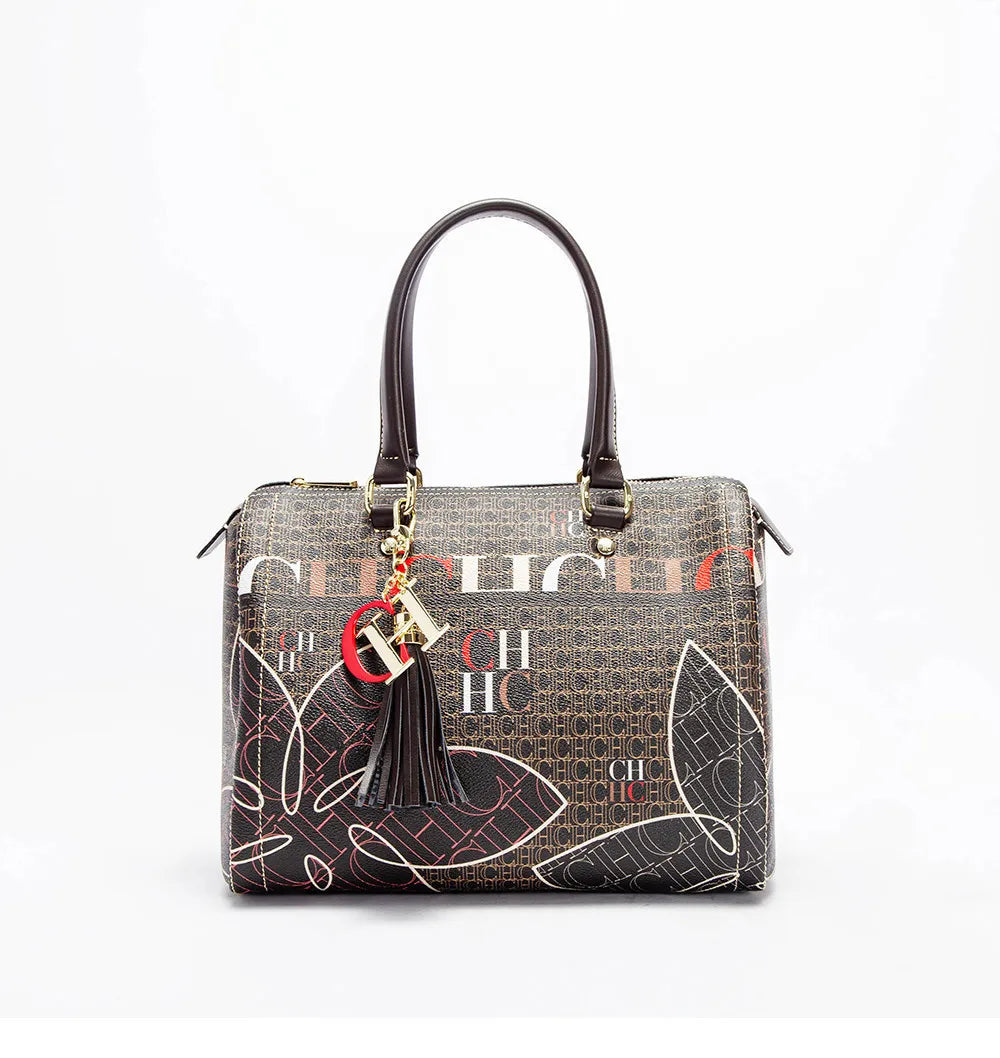 Luxury Brand Designer Large Capacity Exquisite Floral Pattern Travel Banquet High Grade Bucket Handbag Mssza