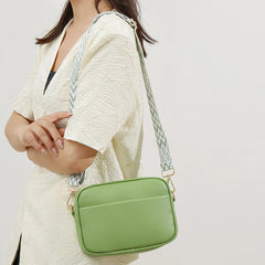 Luxury Brand Leather Designer Solid Color Versatile Messenger Shoulder Tote Bags Mssza
