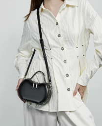 Luxury Brand Solid Color Designer Leather Top-handle Small Phone Handbag Crossbody Bag Mssza