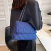 Luxury Chain Quilted Tote Crossbody Jeans Denim Bags Mssza