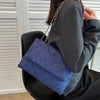 Luxury Chain Quilted Tote Crossbody Jeans Denim Bags Mssza