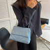 Luxury Chain Quilted Tote Crossbody Jeans Denim Bags Mssza