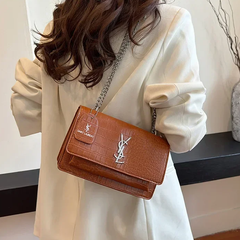 Luxury Chain Small Square High Quality Flip Shoulder Bag Mssza
