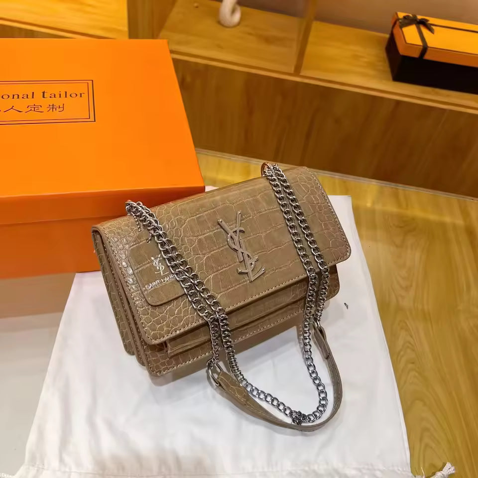 Luxury Chain Small Square High Quality Flip Shoulder Bag Mssza