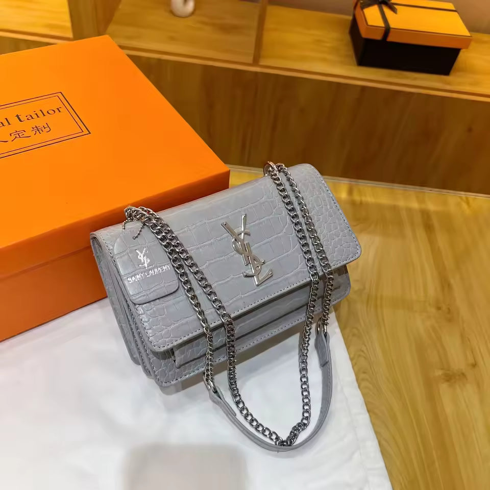 Luxury Chain Small Square High Quality Flip Shoulder Bag Mssza