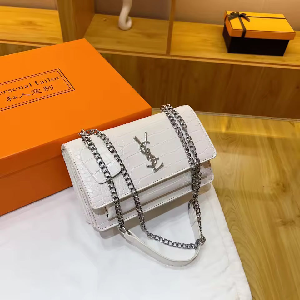 Luxury Chain Small Square High Quality Flip Shoulder Bag Mssza