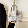 Luxury Chic Leather Crossbody Bag Buckle Strap Handbag Mssza