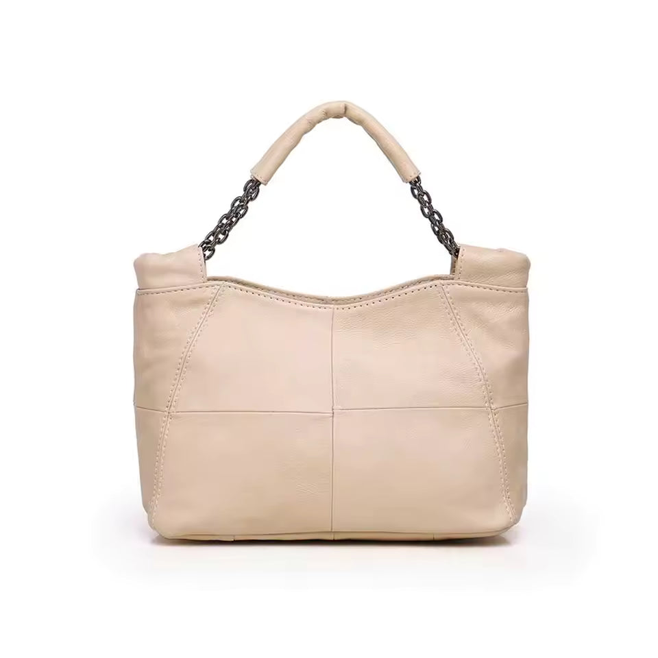 Luxury Cow Leather Saddle Mini Tote Cute Messenger Daily Purses Mssza