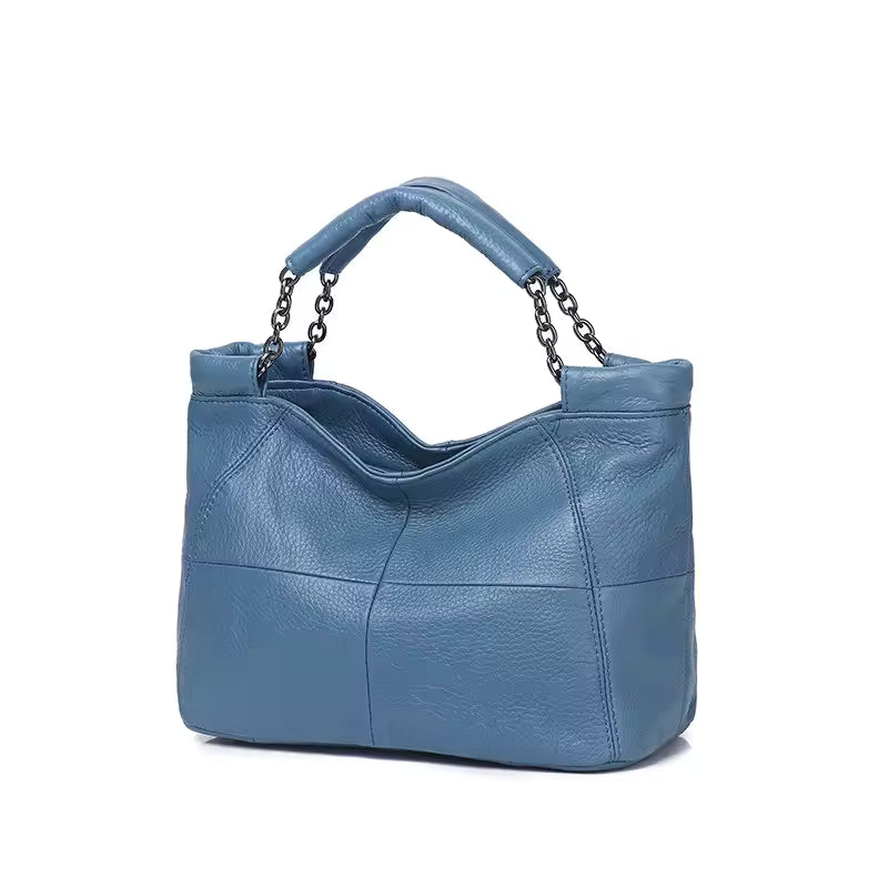 Luxury Cow Leather Saddle Mini Tote Cute Messenger Daily Purses Mssza