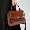 Luxury Cowhide Genuine Leather High Quality Vintage Shoulder Crossbody Tote Bag Mssza