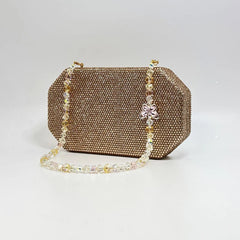 Luxury Crystal Chain Rhinestone Butterfly Chain Wedding Party Christmas Clutch Evening Bag Handbag Mssza