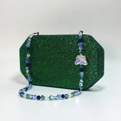 Luxury Crystal Chain Rhinestone Butterfly Chain Wedding Party Christmas Clutch Evening Bag Handbag Mssza