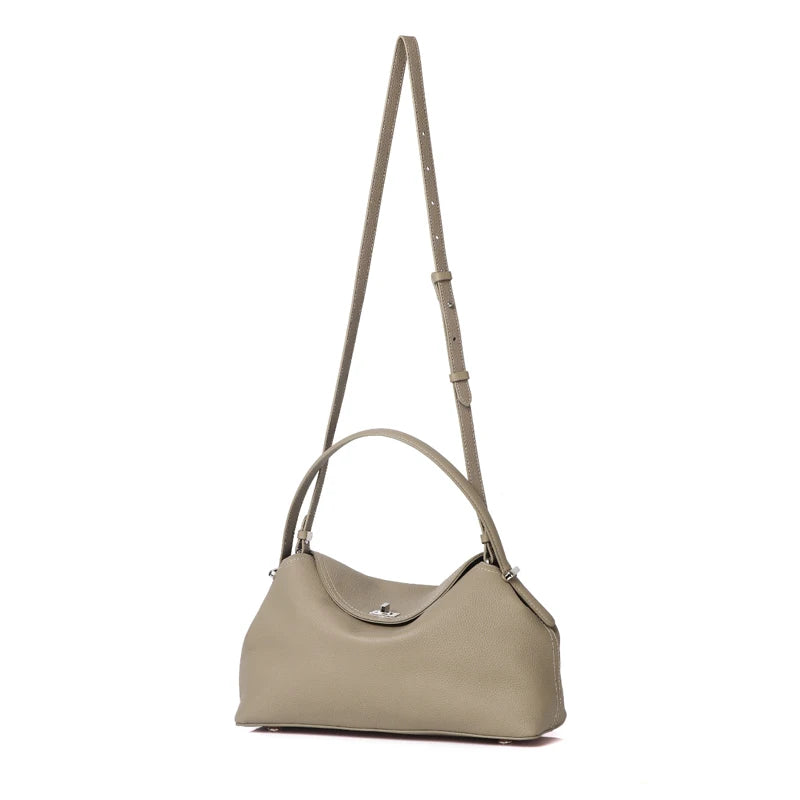 Luxury Deisgner Genuine Grade Cowhide Leather Shoulder Crossbody Handbag Mssza