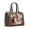 Luxury Design Appliques Colorful Printed Letter Commuter Crossbody Handbags Mssza