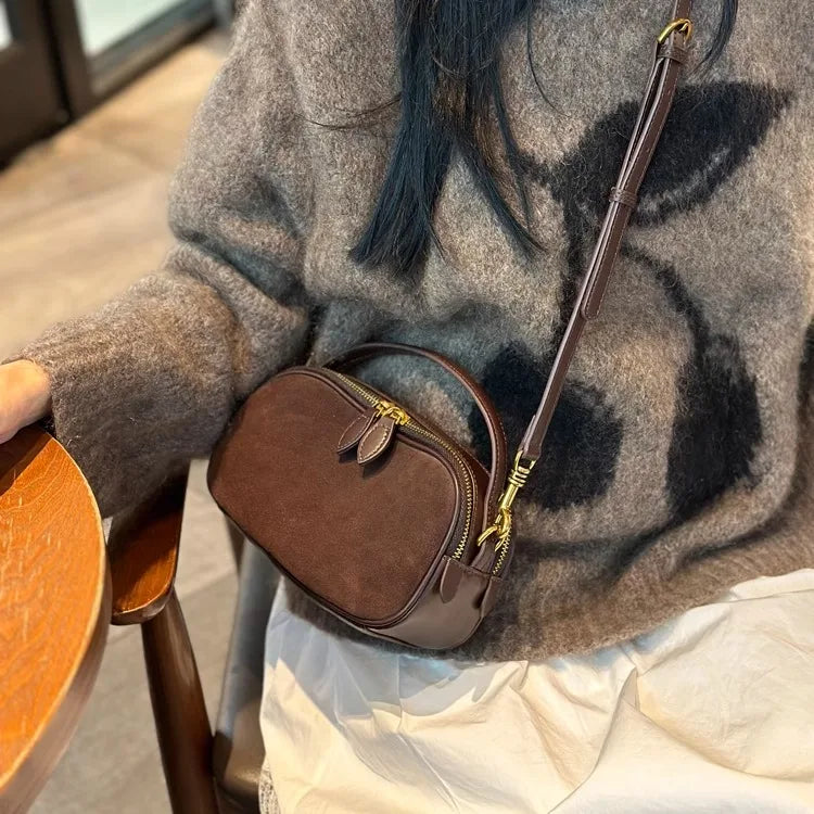 Casual Design High Quality Genuine Leather Shoulder Crossbody Bag Mssza