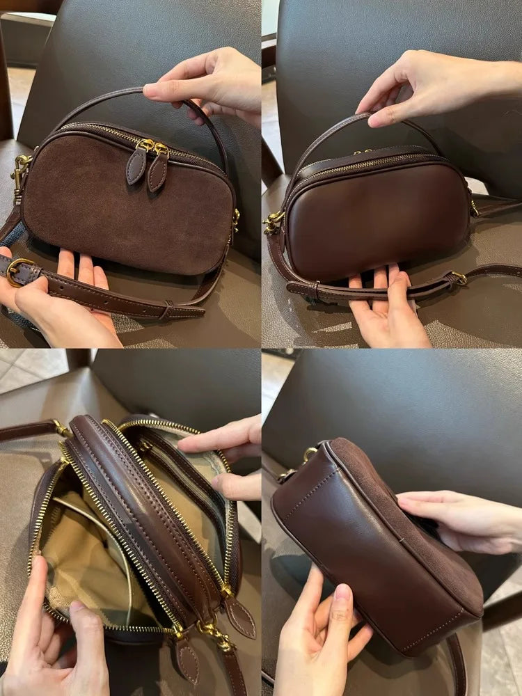 Casual Design High Quality Genuine Leather Shoulder Crossbody Bag Mssza