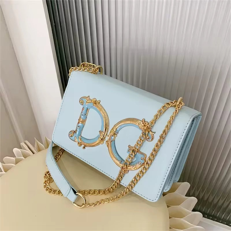 Luxury Design Polyester Lightweight Multi-purpose Chain Versatile Shoulder Sling Bag Mssza