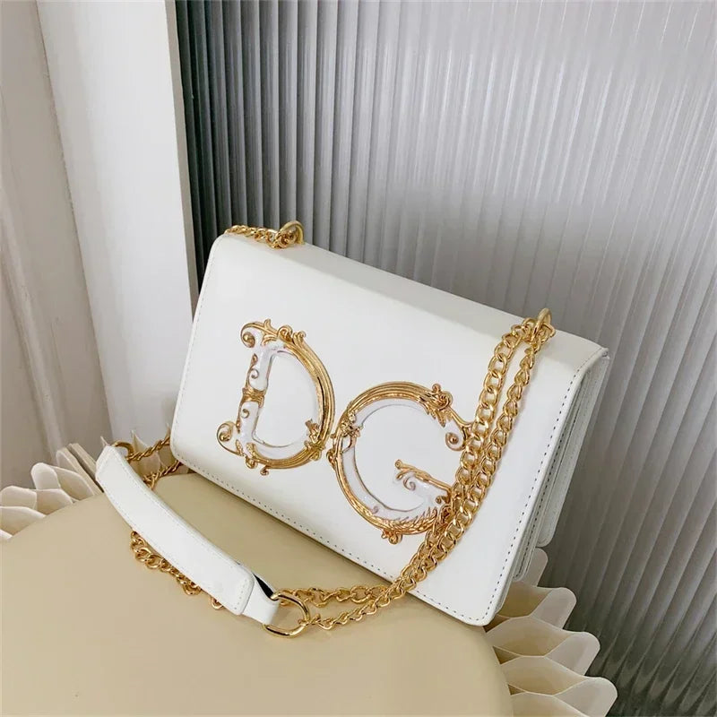 Luxury Design Polyester Lightweight Multi-purpose Chain Versatile Shoulder Sling Bag Mssza