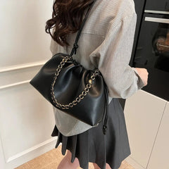 Luxury Design Soft PU Leather Dumpling Party Cloud Hobo Shoulder Crossbody Bag Mssza