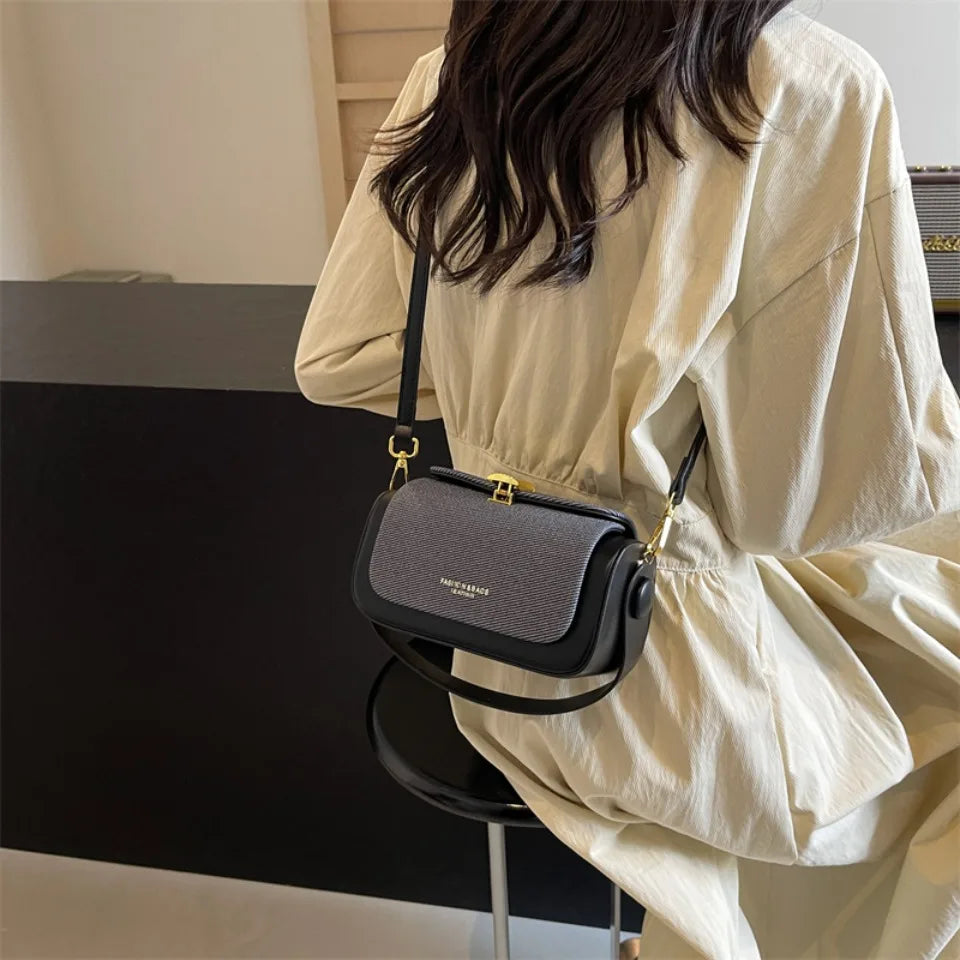 Casual Designer Box Shape Shoulder Satchels Small Tote Mini Square Crossbody Bags Mssza