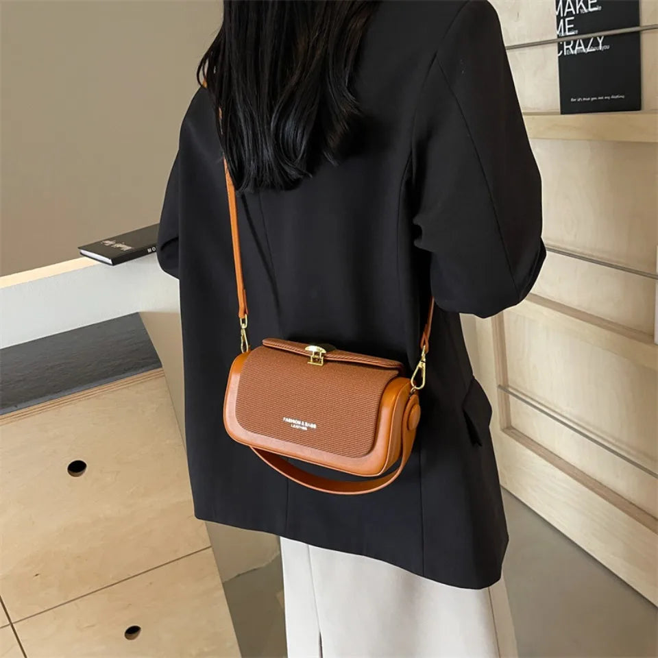 Casual Designer Box Shape Shoulder Satchels Small Tote Mini Square Crossbody Bags Mssza