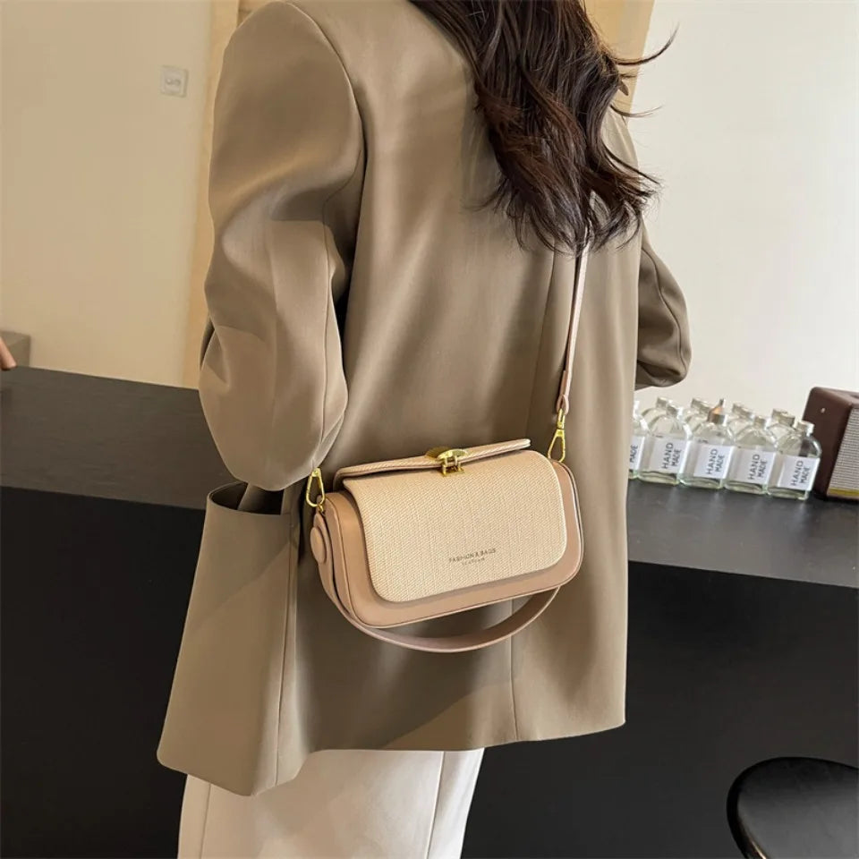 Casual Designer Box Shape Shoulder Satchels Small Tote Mini Square Crossbody Bags Mssza