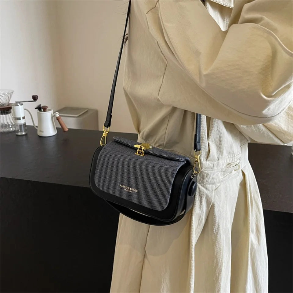 Casual Designer Box Shape Shoulder Satchels Small Tote Mini Square Crossbody Bags Mssza