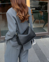 Luxury Designer Genuine Leather Pillow Large Capacity Single Shoulder Crossbody Bag Mssza