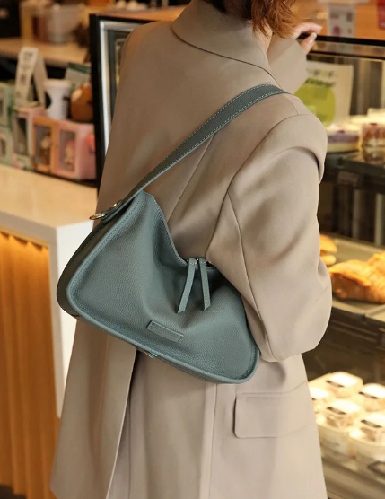 Luxury Designer Genuine Leather Pillow Large Capacity Single Shoulder Crossbody Bag Mssza
