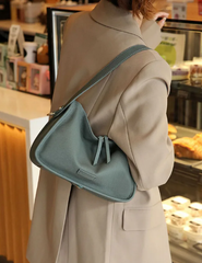 Luxury Designer Genuine Leather Pillow Large Capacity Single Shoulder Crossbody Bag Mssza