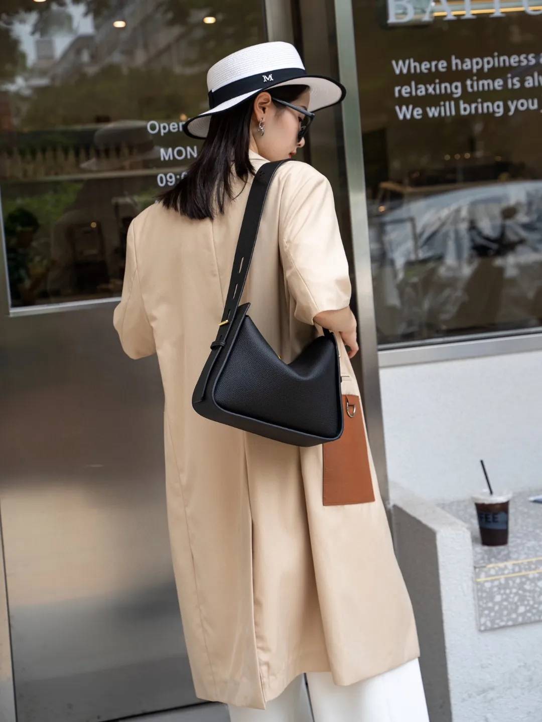 Luxury Designer Head Layer Cowhide Leather Wide Shoulder Strap Large Capacit Shoulder Crossbody Armpit Bag Mssza