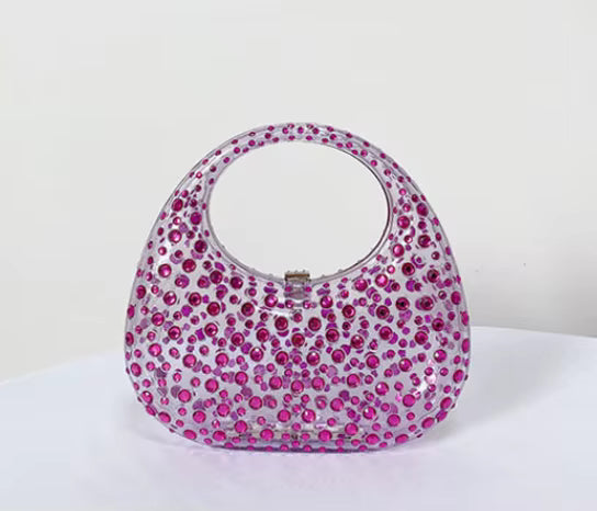 Luxury High Quality Acrylic Box Evening Wedding Party Clutch Bags Mssza