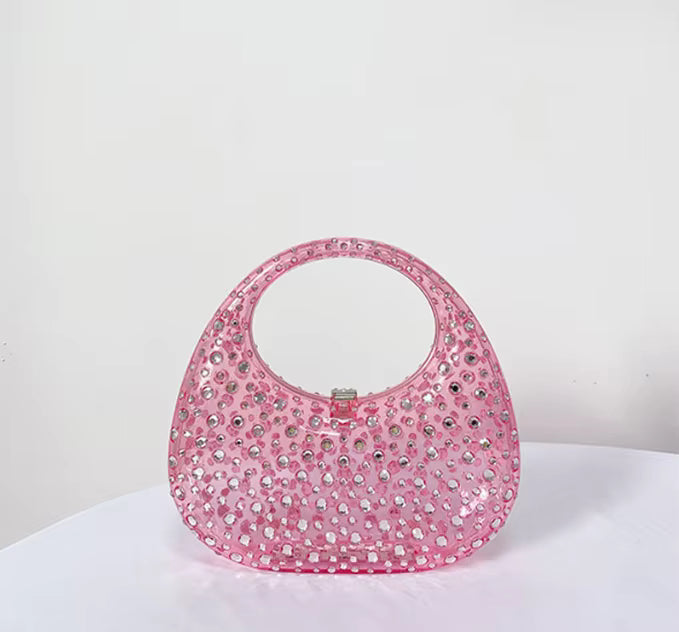Luxury High Quality Acrylic Box Evening Wedding Party Clutch Bags Mssza