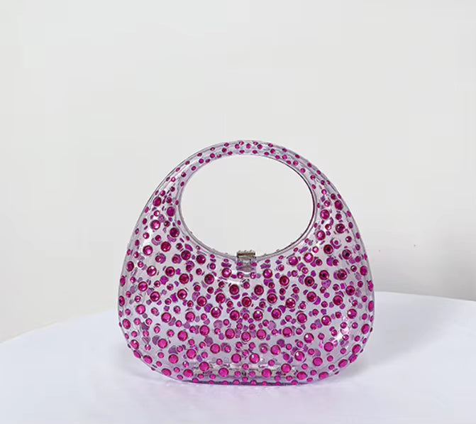 Luxury High Quality Acrylic Box Evening Wedding Party Clutch Bags Mssza
