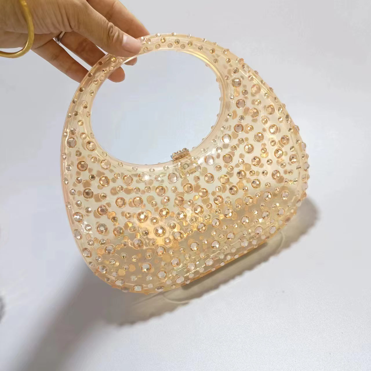 Luxury High Quality Acrylic Box Evening Wedding Party Clutch Bags Mssza