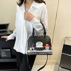 Luxury Designer High Quality Embroidered Fabric Cute Push Shoulder Crossbody Bags Mssza