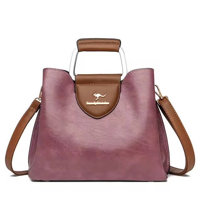 Luxury Designer High Quality Leather Handbags Tote Bag Mssza