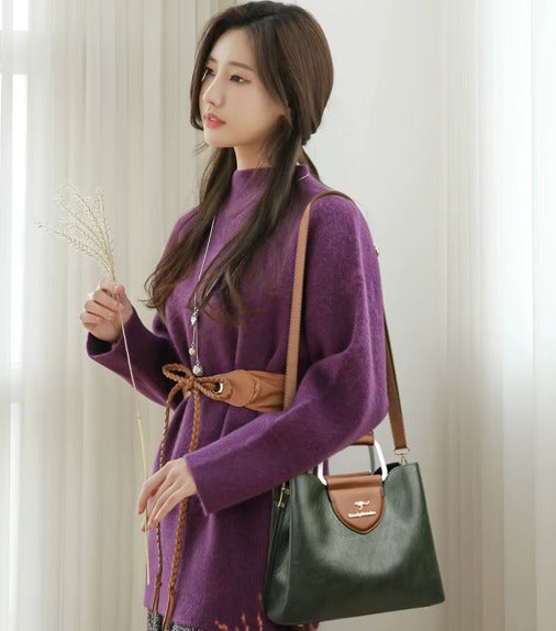 Luxury Designer High Quality Leather Handbags Tote Bag Mssza