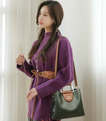 Luxury Designer High Quality Leather Handbags Tote Bag Mssza