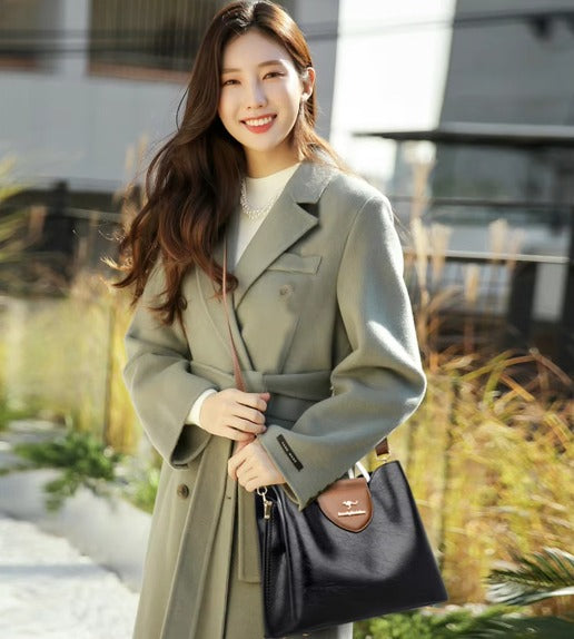 Luxury Designer High Quality Leather Handbags Tote Bag Mssza