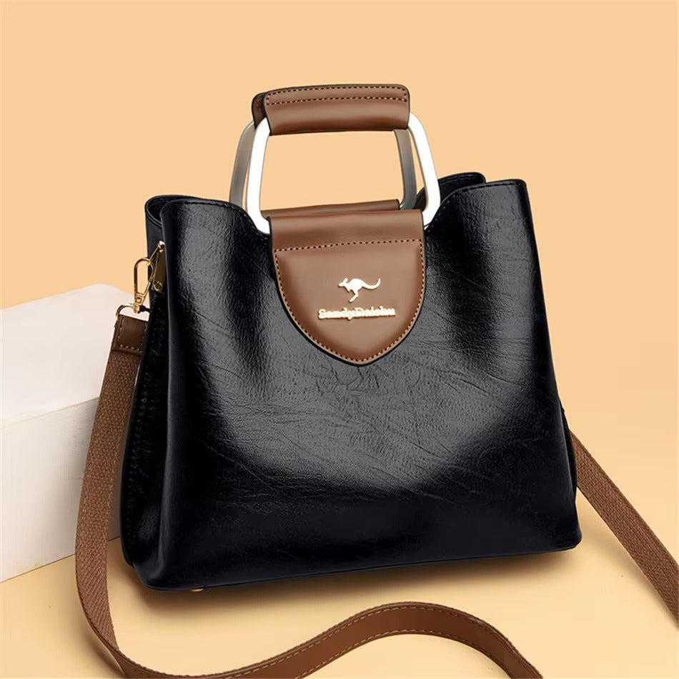 Luxury Designer High Quality Leather Handbags Tote Bag Mssza