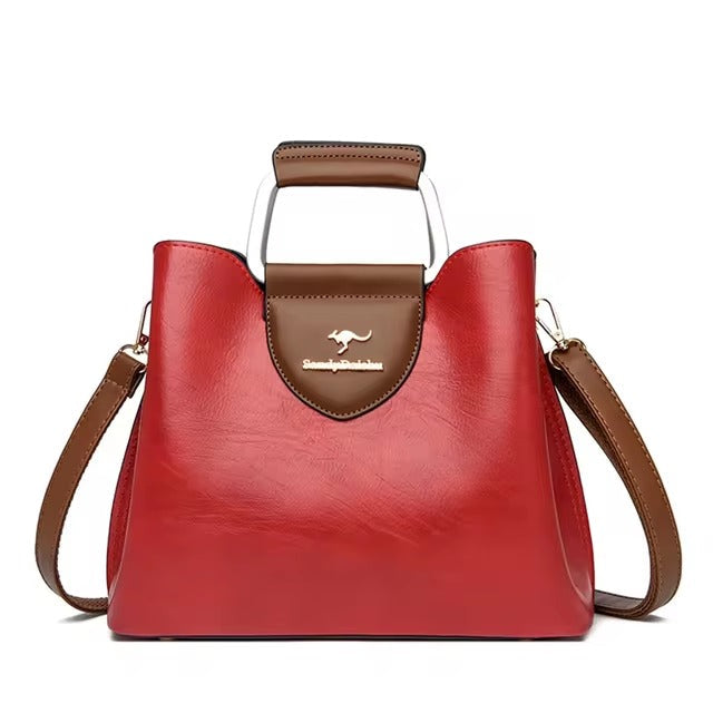 Luxury Designer High Quality Leather Handbags Tote Bag Mssza