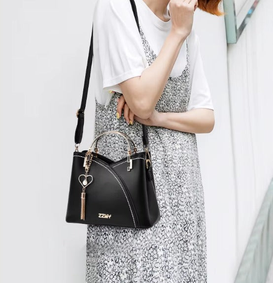 Luxury Designer High Quality Leather Shoulder Handbags Mssza
